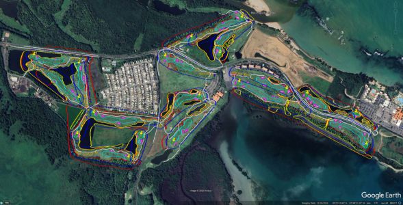 golf course mapping