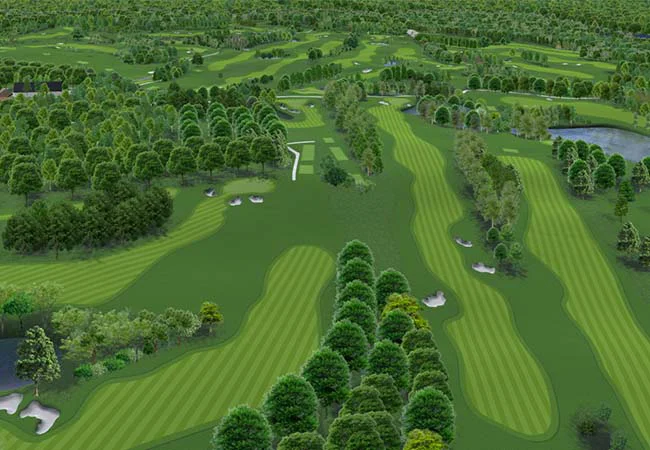 Golf Course Flyover